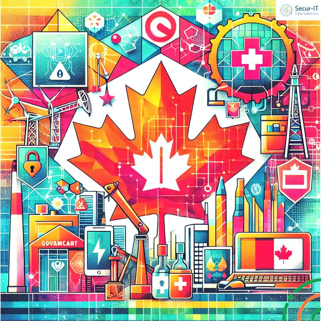yberattacks on Canadian healthcare, energy, and education sectors in 2025